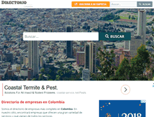 Tablet Screenshot of colombia-directorio.com